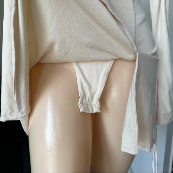 OH POLLY BAIZE SQUARE NECK LONG SLEEVE MINI DRESS - Picture 9 of 15